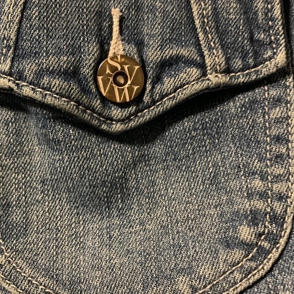 Simply‎ veraVera Wang jeans size 4 cropped/ ankle - Picture 4 of 10